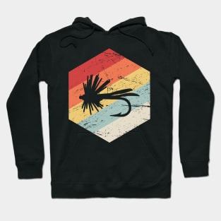 Retro Vintage Fly Flishing Lure Hoodie